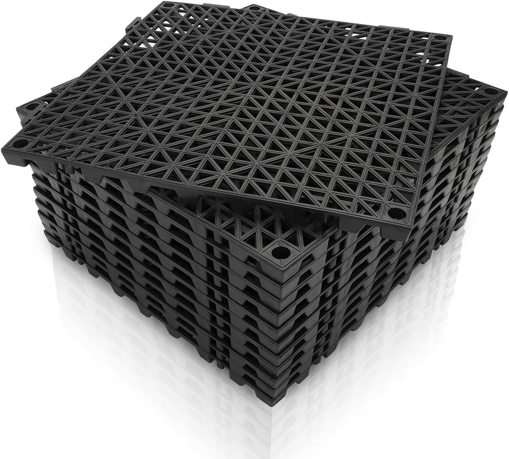 Interlocking PVC Drainage Mats Non Slip Cushion