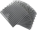 Interlocking PVC Floor Tiles Non Slip Drainage Grey