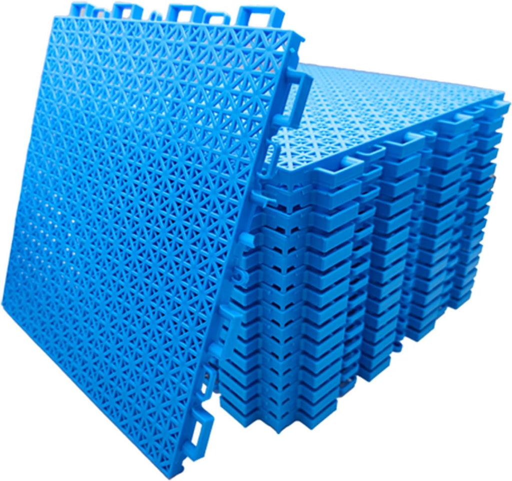 Interlocking Plastic Pool Mats Non Slip Splicable