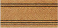 Striped Coir Mat PVC Backing Non Slip Farmhouse Decor