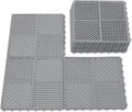 Interlocking Drainage Tiles Double Non Slip Gray