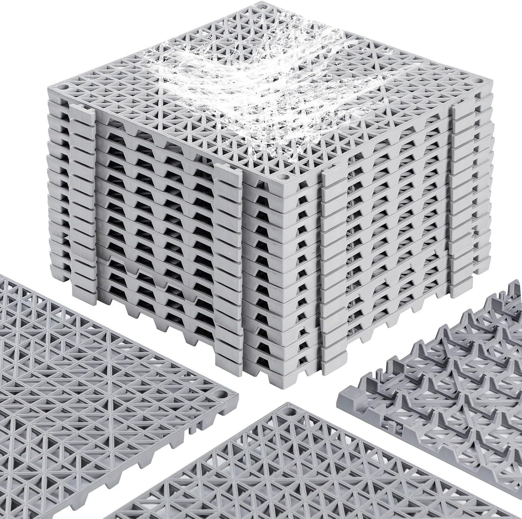 Interlocking PVC Drainage Mats Non Slip Cushion