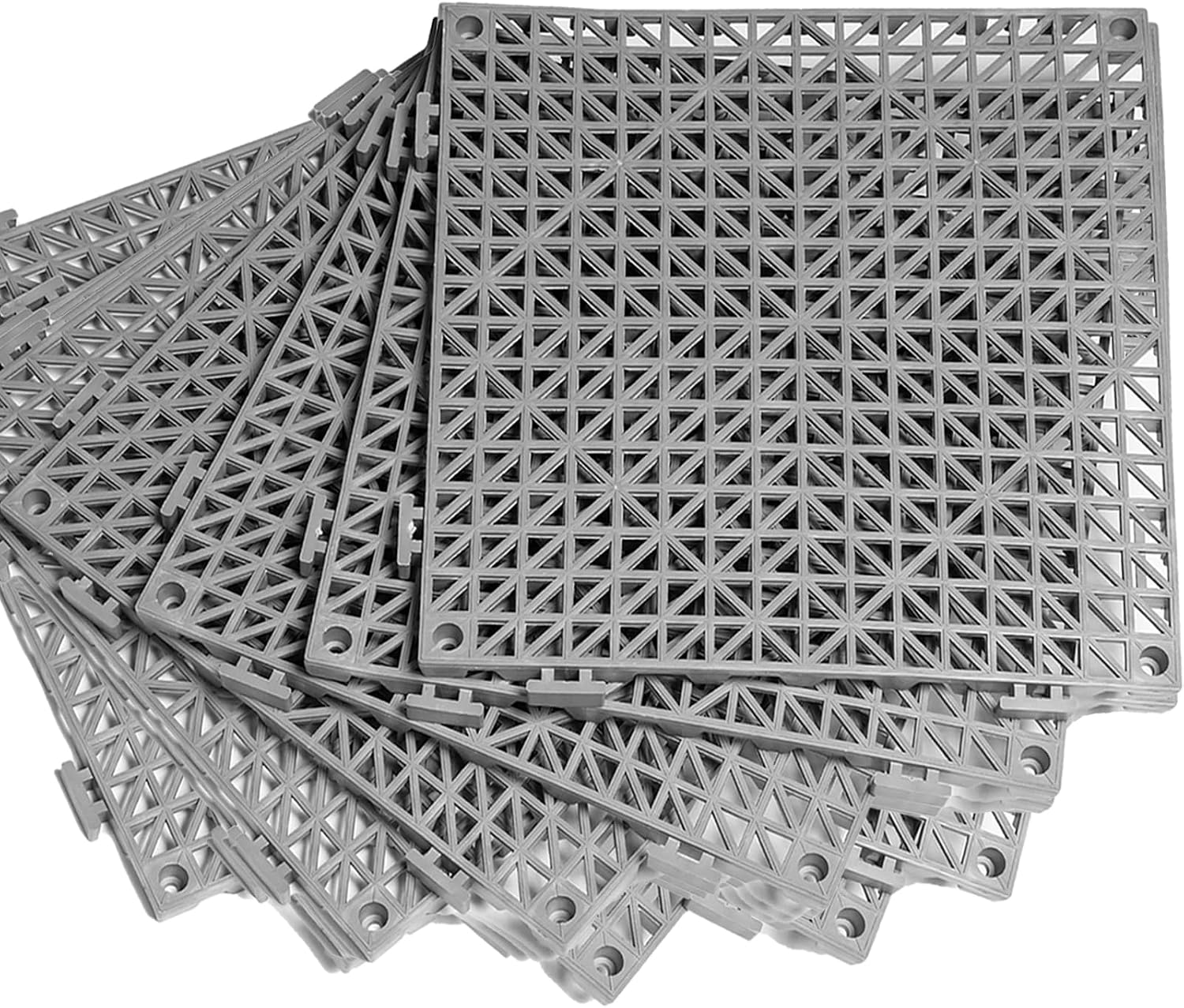 Interlocking PVC Drainage Mats Non Slip Cushion