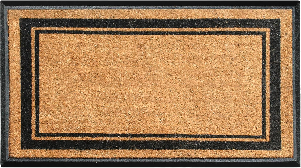 Natural Coir Rubber Large Anti-Shed Doormat