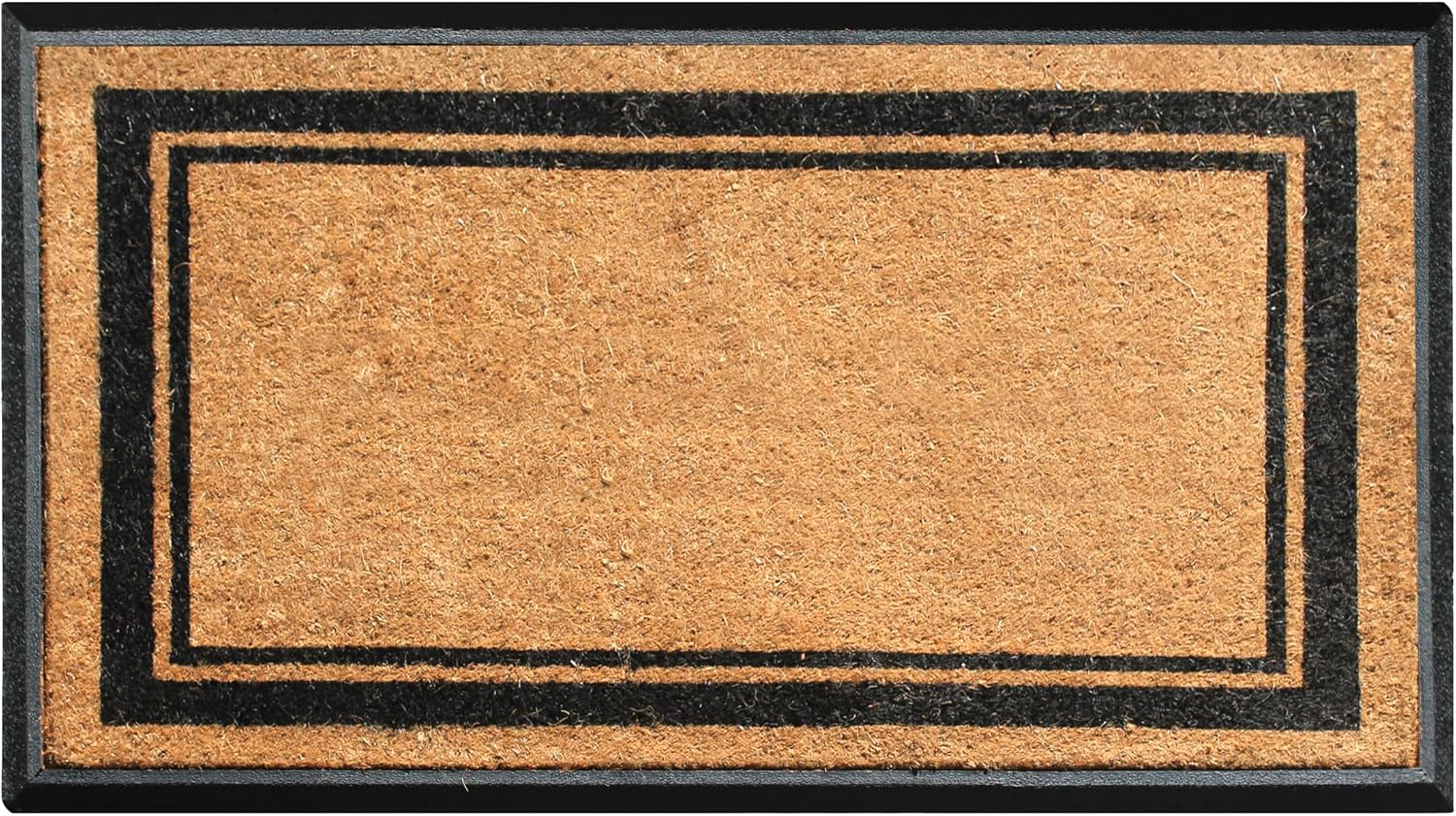 Natural Coir Rubber Large Anti-Shed Doormat