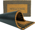 Fall Coir Welcome Mat Non Slip Rubber Backing