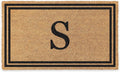 Monogrammed Coir Welcome Mat Vinyl Backing Non Slip