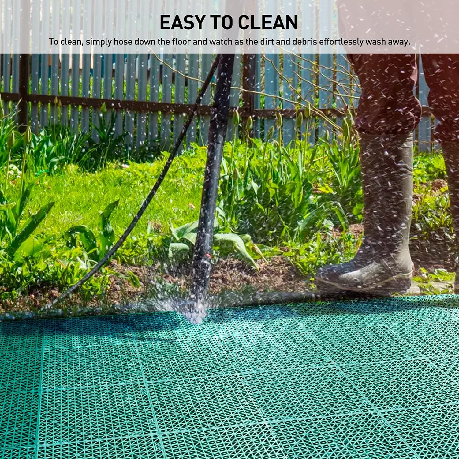 Interlocking PVC Mats Non Slip Drainage Cushion